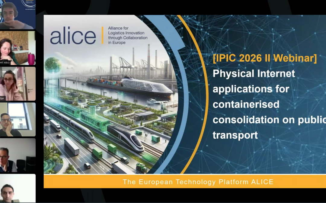 Webinar Physical Internet applications for containerised consolidation on public transport